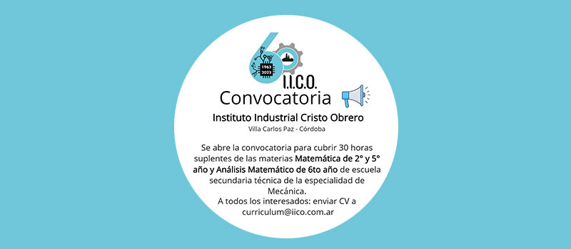 Convocatoria Matematica