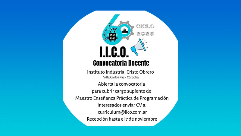 Convocatoria Abierta IICO